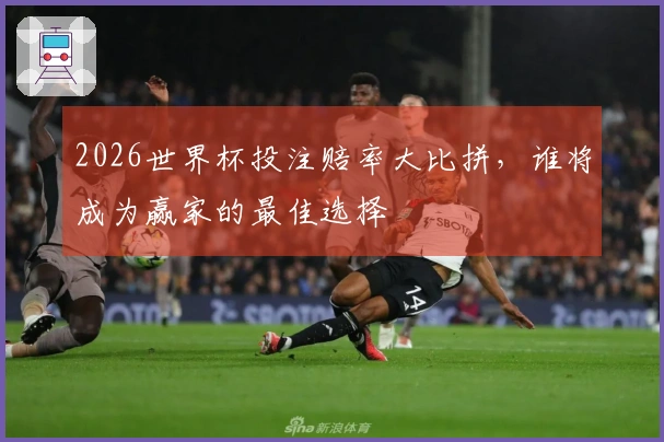 2026世界杯投注赔率大比拼，谁将成为赢家的最佳选择